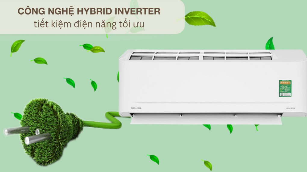 Toshiba Inverter 2 HP RAS-H18S5KCV2G-V air conditioner - Energy-saving technology