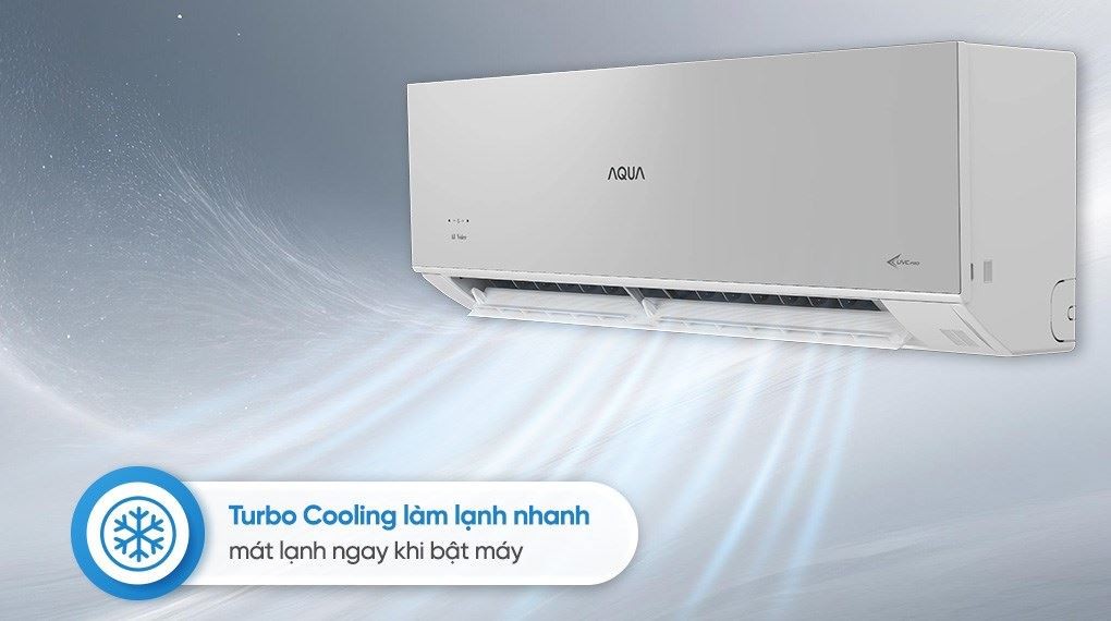 Aqua Inverter 1.5 HP AQA-RUV13VS air conditioner - Cooling technology
