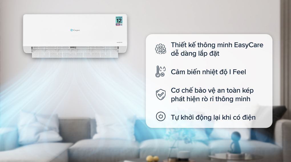 냉난방 에어컨 Casper Inverter 1 HP QH-09IU36A - 편의 기능