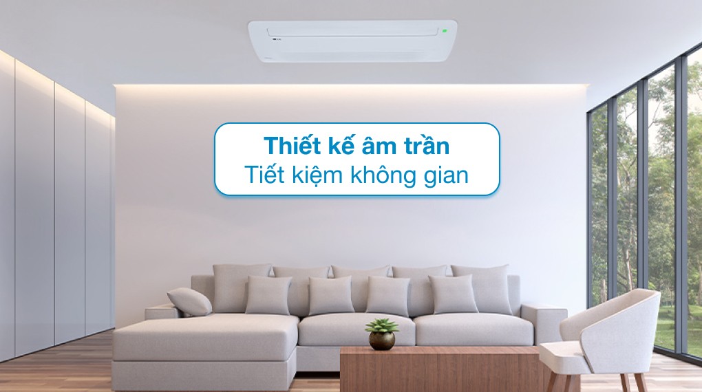 LG Inverter 2.5 HP ZTNQ24GTLA0 one-way ceiling cassette air conditioner - Design