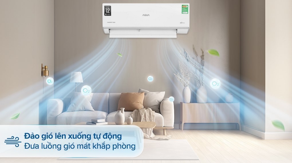 에어컨 AQUA Inverter 1 HP AQA-RUV10RB3 - 송풍 방식