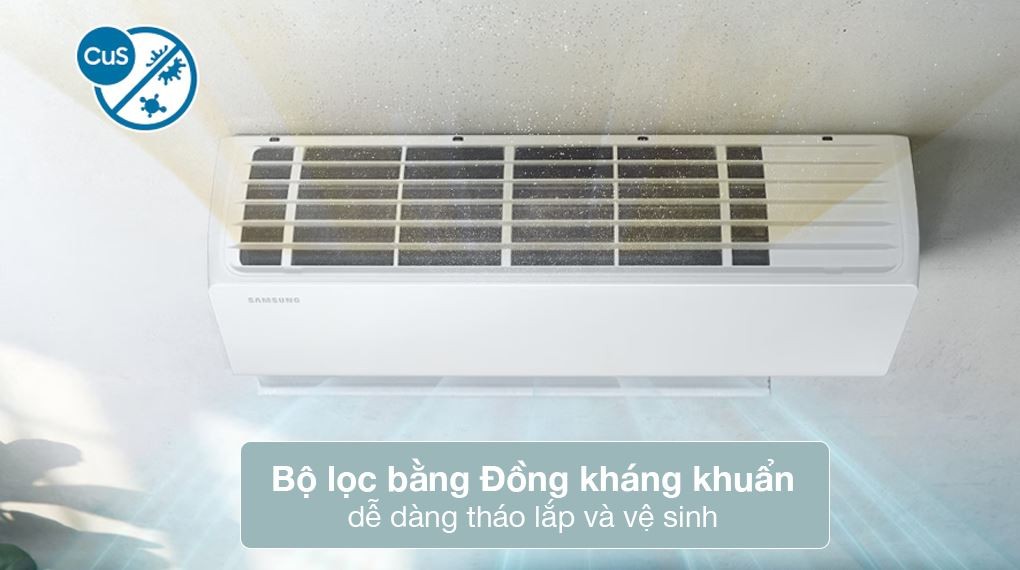 Samsung Inverter 1 HP air conditioner AR50H10D1BHNSV - Antibacterial filter