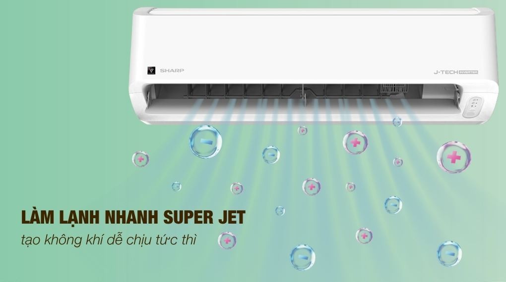 Fast cooling - Sharp Inverter 1.5 HP AH-XP13DSW air conditioner