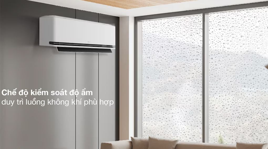 LG Inverter 1.5 HP IDC12M2 air conditioner - Humidity control
