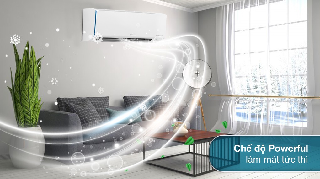 Daikin 인버터 냉난방 에어컨 1.5 HP ATHF35XVMV - 급속 냉방
