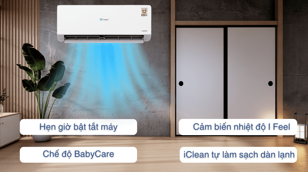 에어컨 Casper Inverter 1 HP QC-09IU36A - 편의 기능