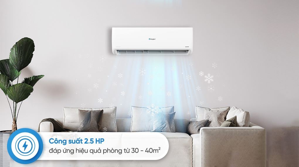 Capacity - Casper Inverter heating & cooling 2.5 HP GH-24IS33 air conditioner