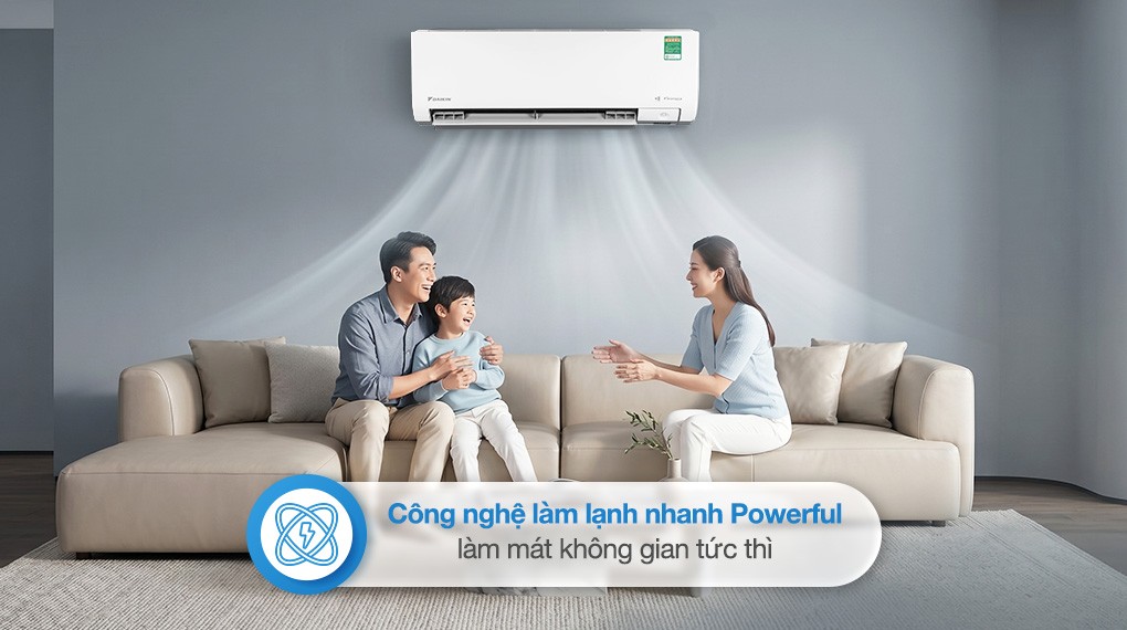 Daikin 인버터 에어컨 1 HP FTKM25AVMV - 냉방 기술