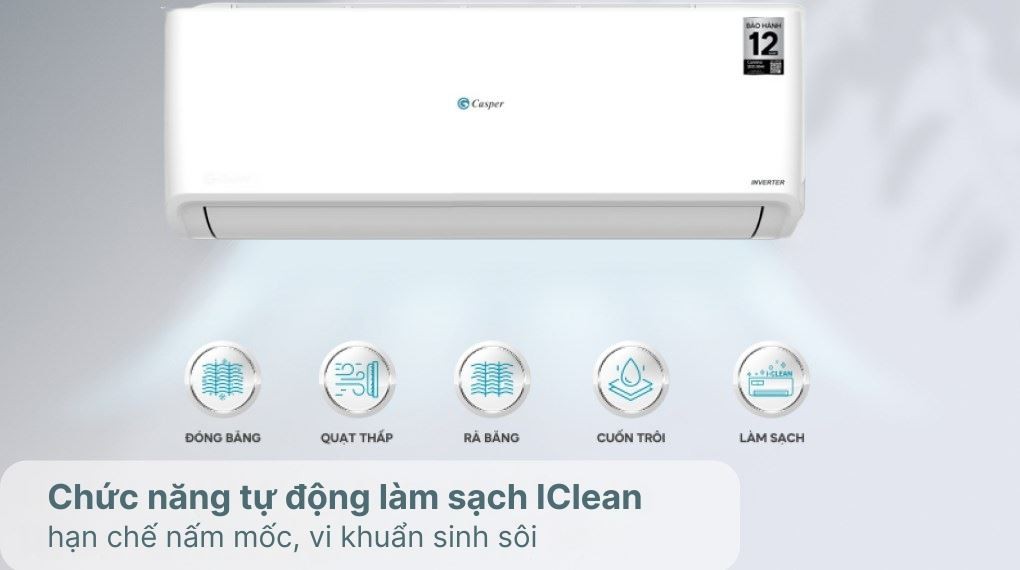 Máy lạnh Casper Inverter 2 HP GC-18IS33 - Lọc không khí
