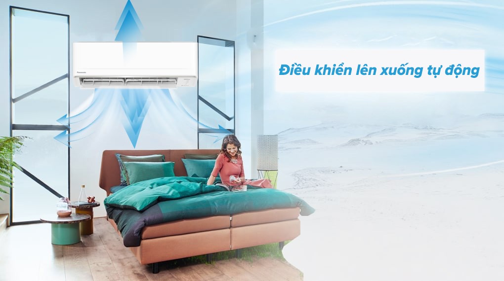 Panasonic Inverter 1.5 HP CU/CS-PU18AKH-8 air conditioner - Airflow mechanism