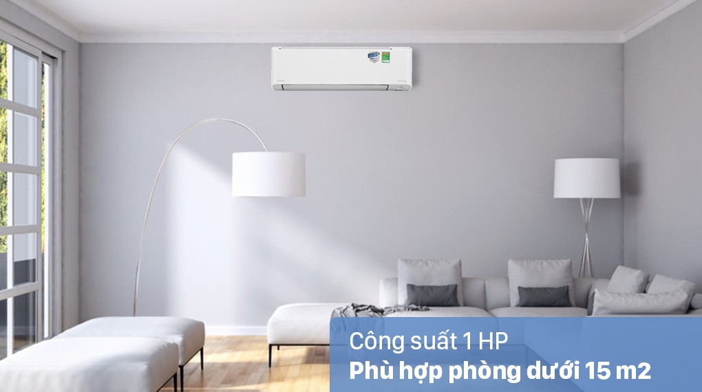 Daikin Inverter 1 HP FTKZ25VVMV air conditioner - 1 HP capacity