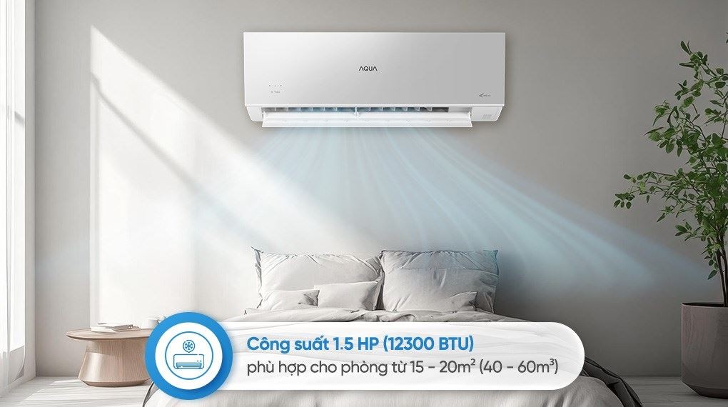 Aqua Inverter 1.5 HP AQA-RUV13VS air conditioner - Capacity