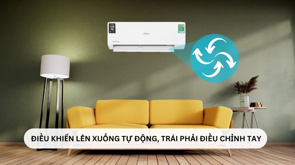 Máy lạnh Panasonic Inverter 1 HP CU/CS-PU9AKH-8 - Cơ chế thổi gió