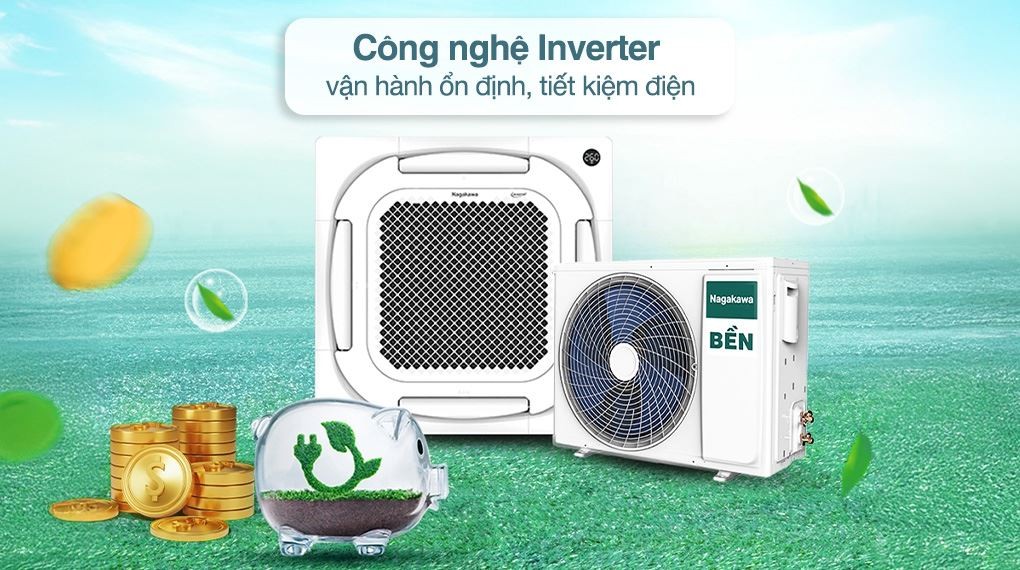 Inverter - Nagakawa Inverter 2 HP NIT-C18R2U35 ceiling cassette air conditioner