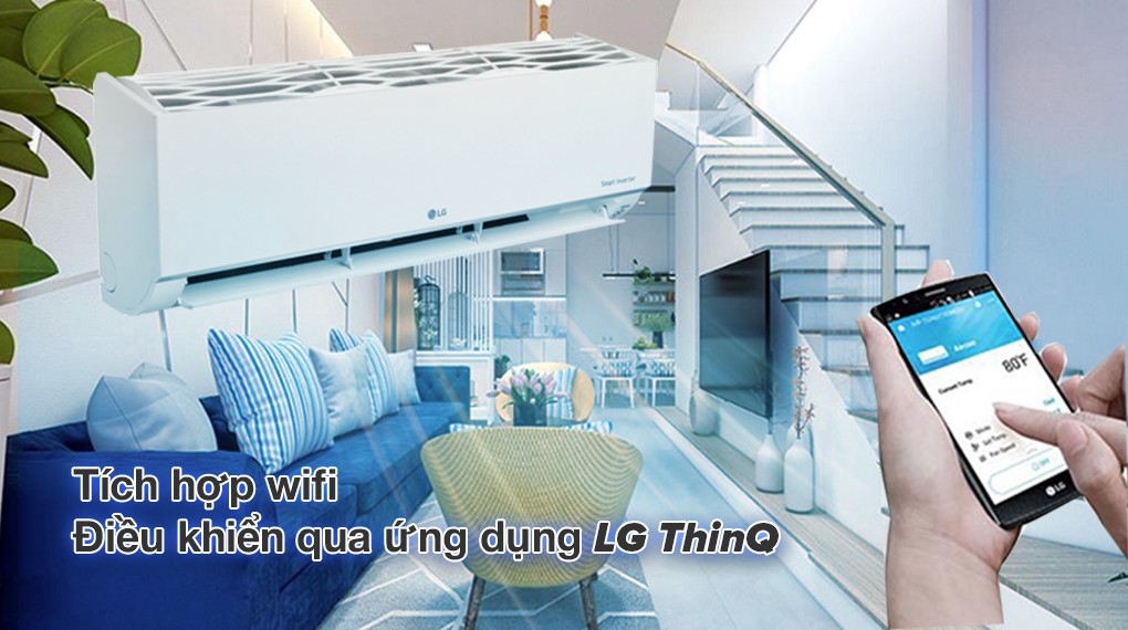 Wi-Fi 내장, LG ThinQ 앱으로 제어 - LG 인버터 멀티 2 HP AMNQ18GSKB0 실내기