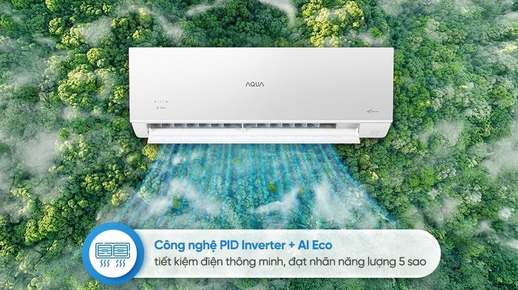 Aqua Inverter 1.5 HP AQA-RUV13VS air conditioner - Energy-saving technology