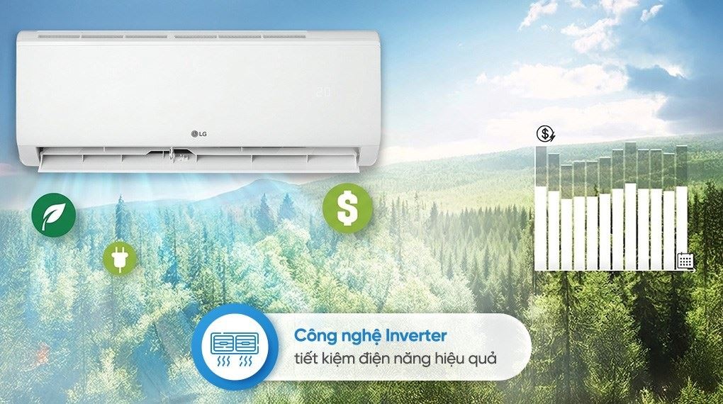 에어컨 LG Inverter 2.5 HP IFC24M1 - 절전 기술