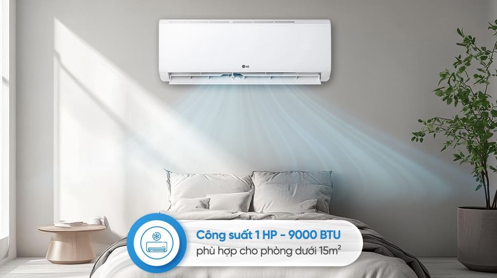 Máy lạnh LG Inverter 1 HP IFC09M1 - Công suất làm lạnh