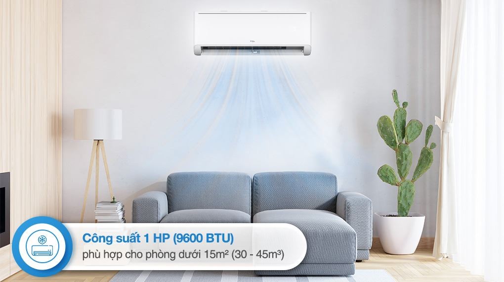 TCL Inverter 1 HP TAC-BR10CSV/TB air conditioner - Capacity