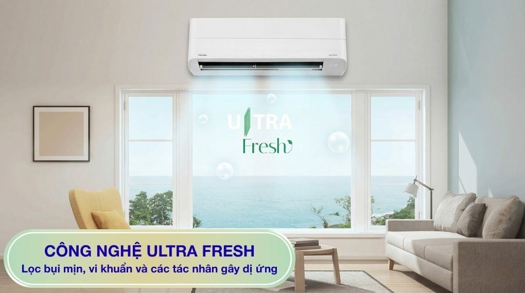 Toshiba Inverter 2 HP RAS-H18P2KCVG-V air conditioner - Ultra Fresh technology